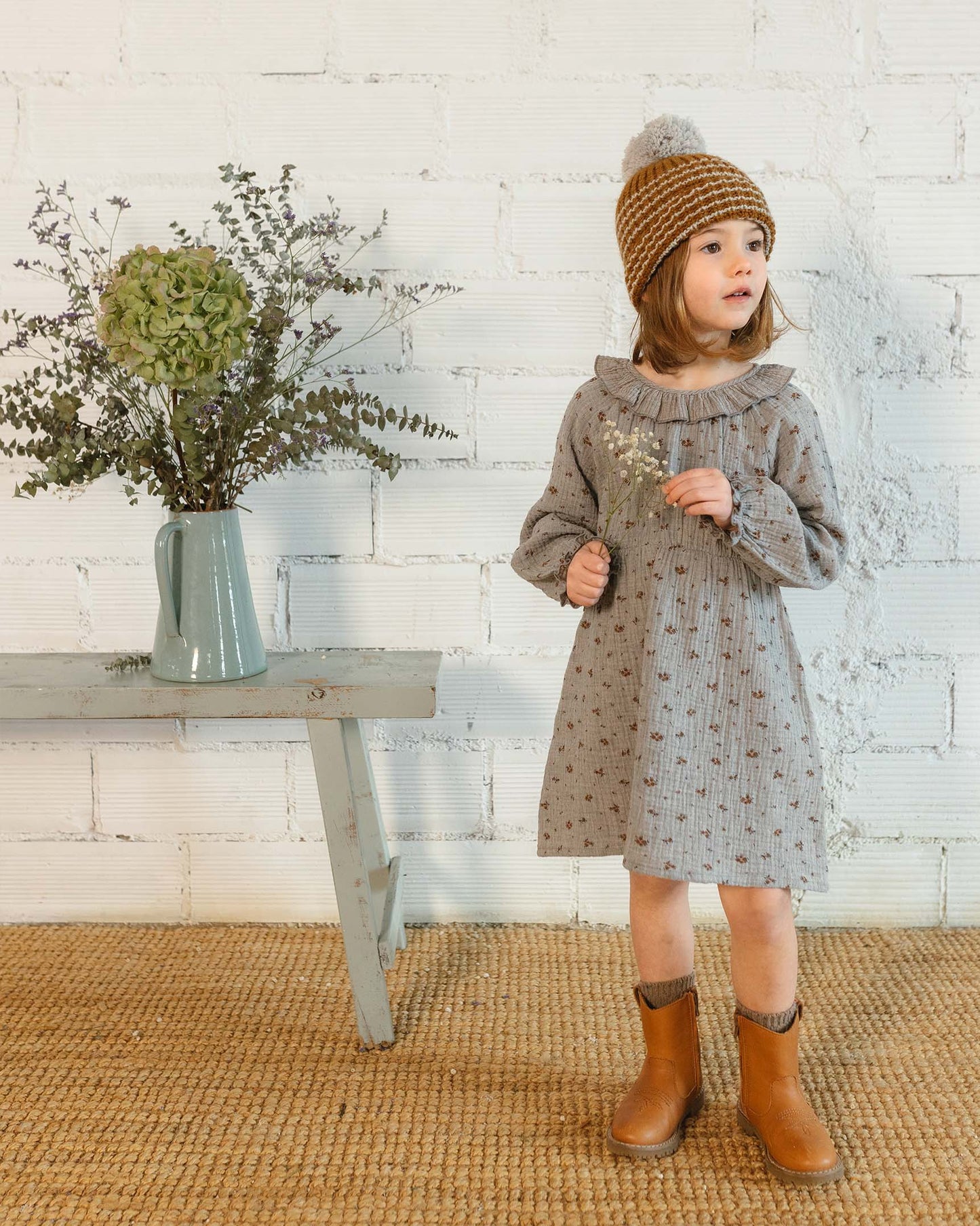 Búho BCN Romance Kleid Grey