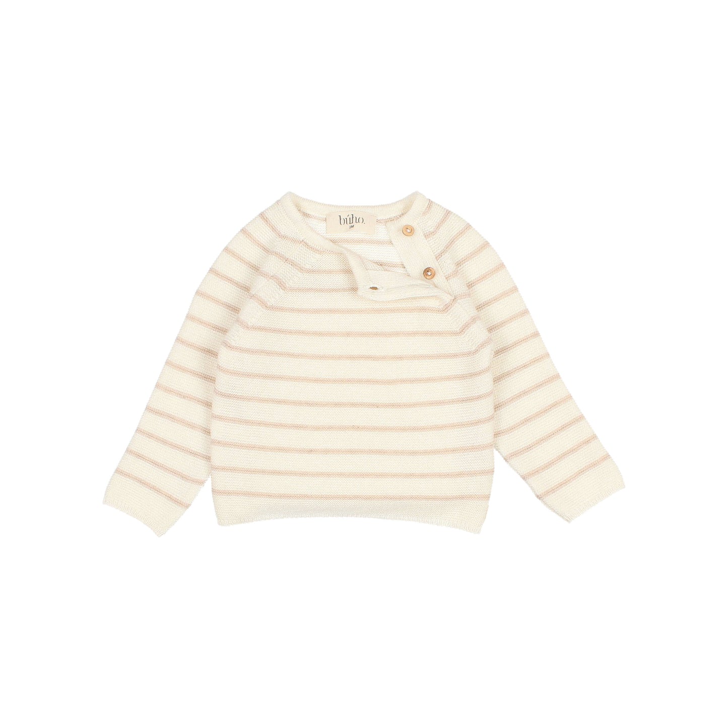 Búho BCN Newborn Stripes Pullover Sand