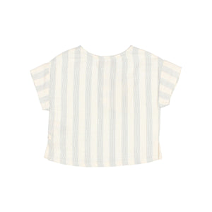 Búho BCN Stripes Shirt Sky Grey