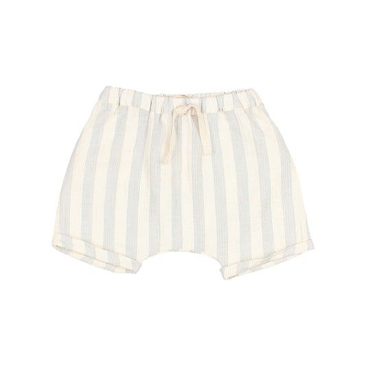 Búho BCN Stripes Shorts Sky Grey