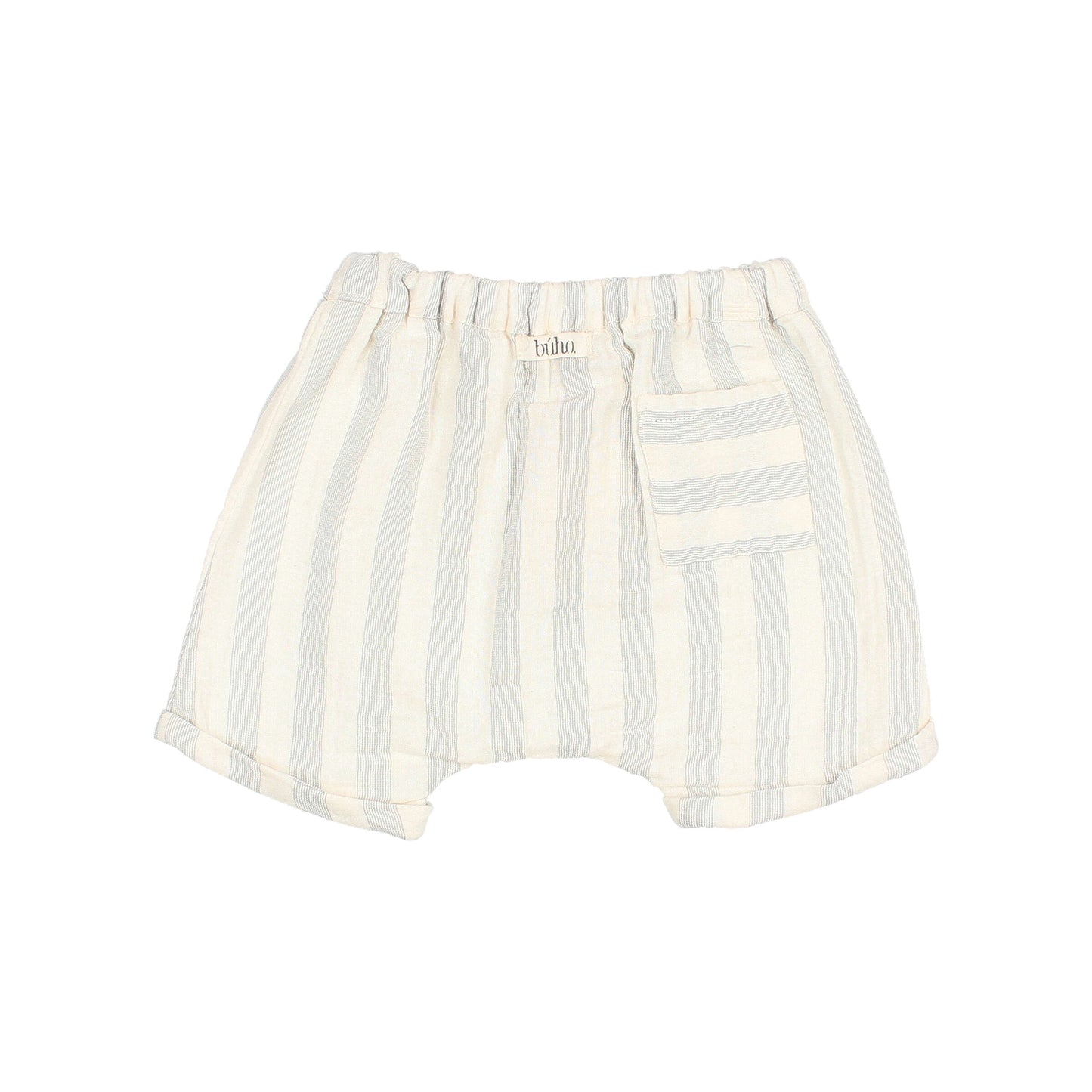 Búho BCN Stripes Shorts Sky Grey