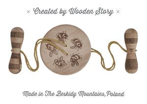 Wooden Story Swirling Disc Buzz
