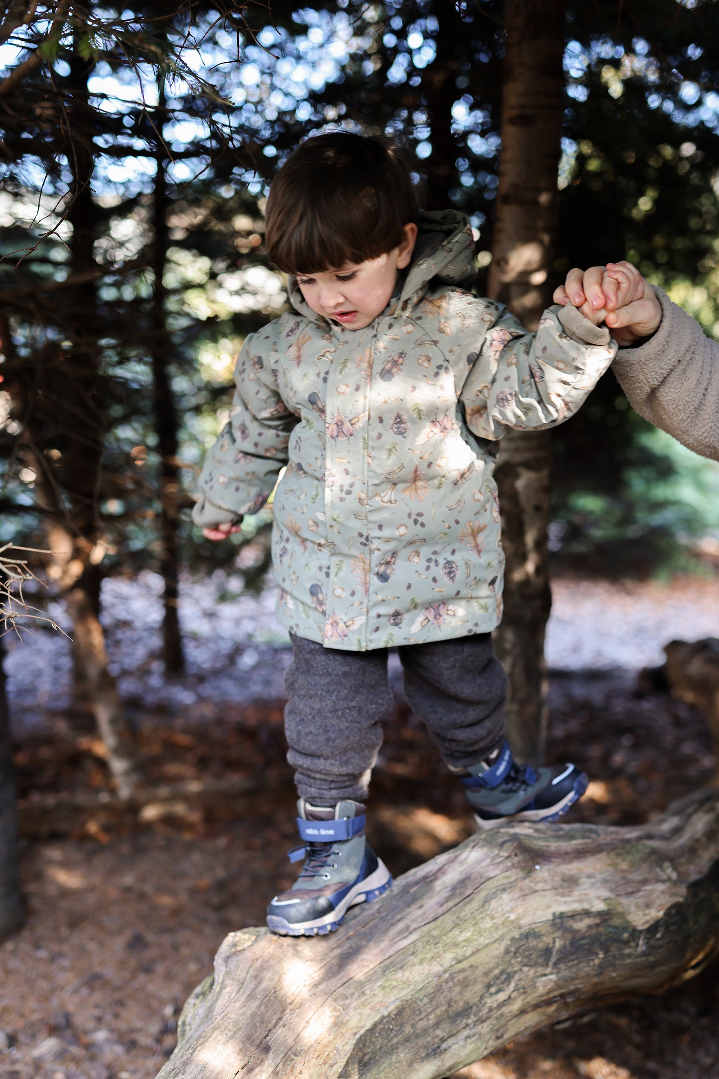 Mikk-Line Winterstiefel Tex Velcro Chocolate Chips