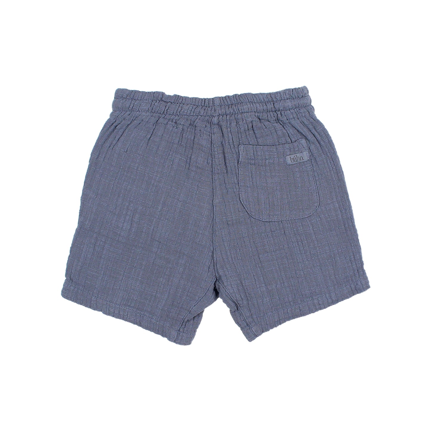 Búho BCN Muslin Bermudas Blue Stone