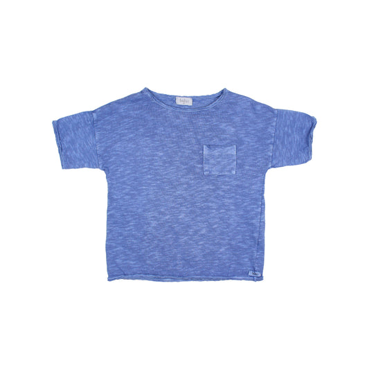 Búho BCN Washed T-Shirt Blue Surf