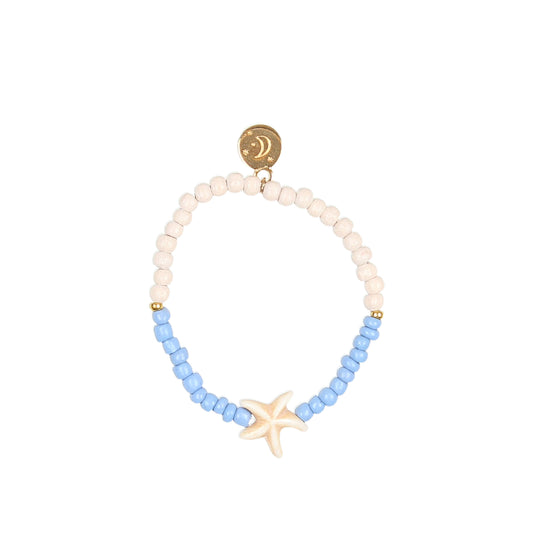 Búho BCN Bracelet Starfish Placid Blue