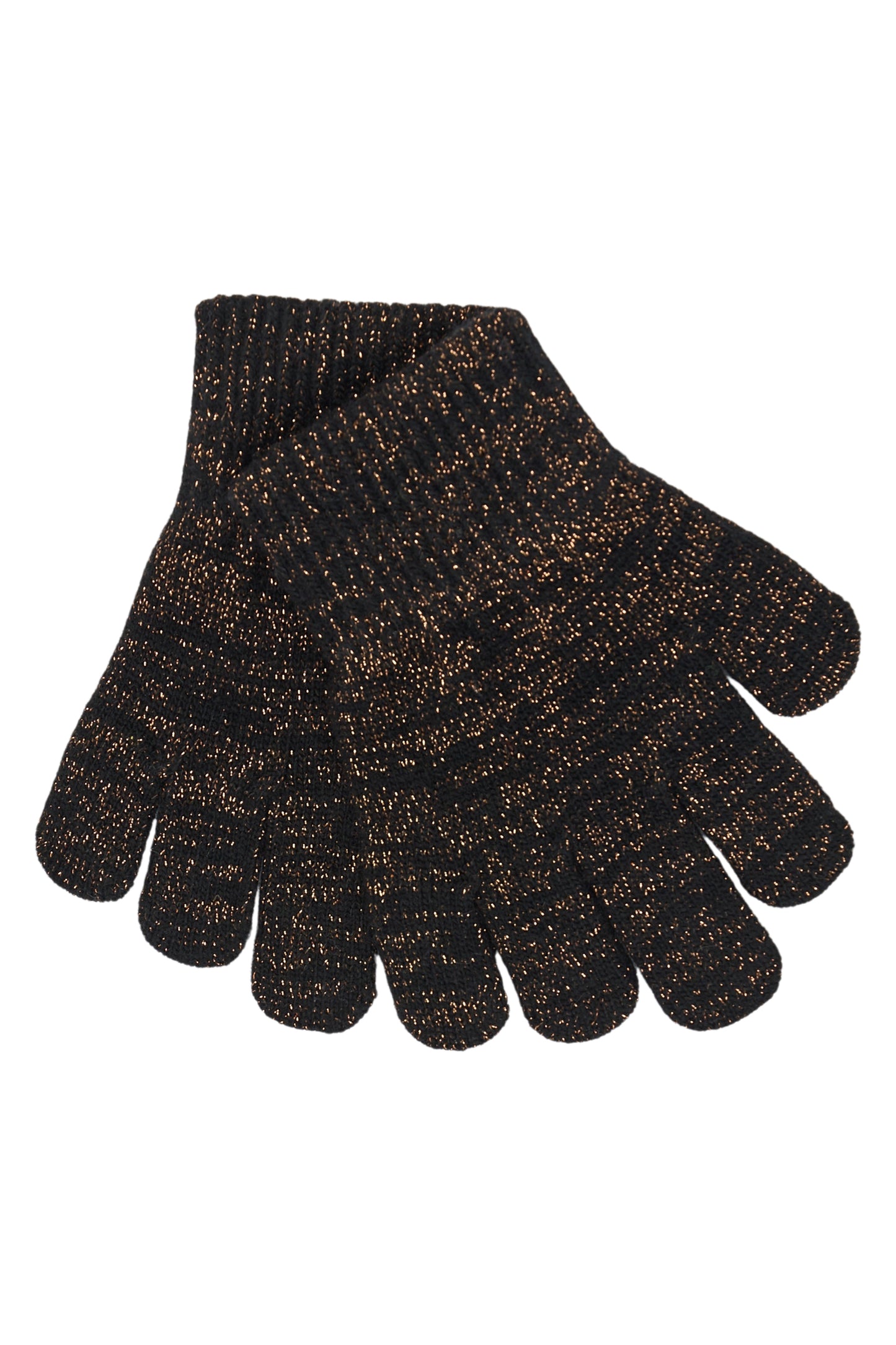 Mikk-Line Magic Glitzer-Handschuhe 3er Pack French Roast-Black-Antrazite