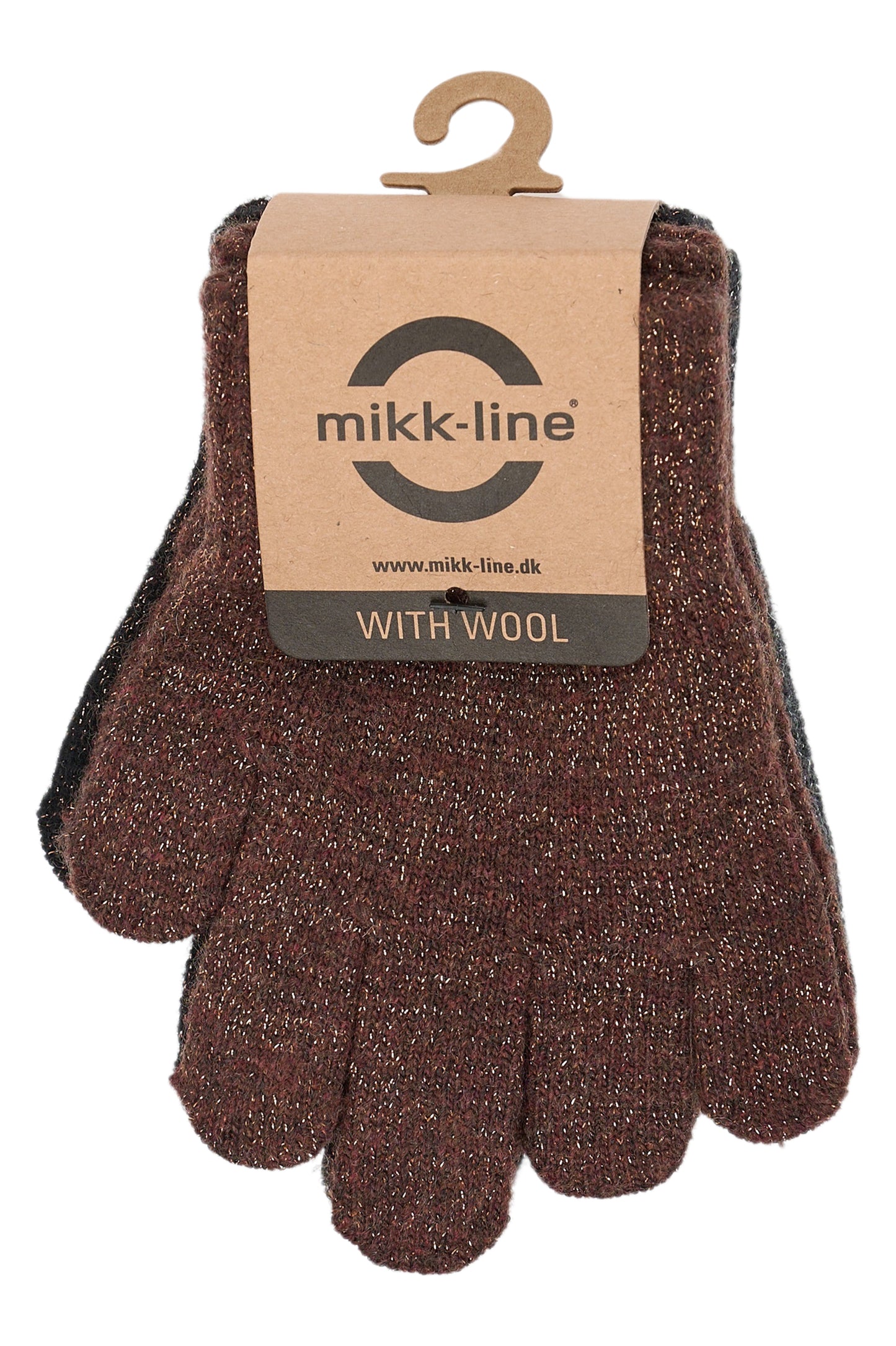 Mikk-Line Magic Glitzer-Handschuhe 3er Pack French Roast-Black-Antrazite