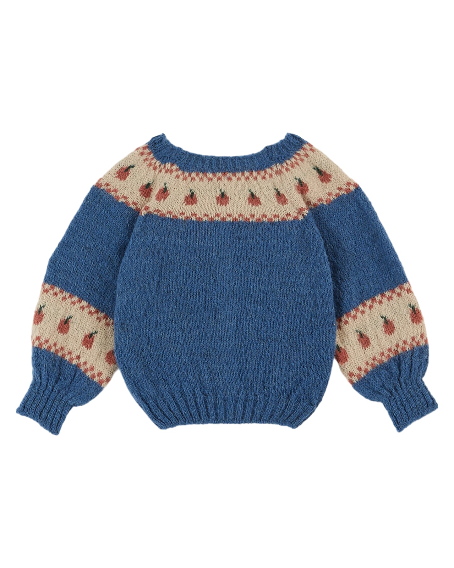 Emile et Ida Apple Cardigan Bleu