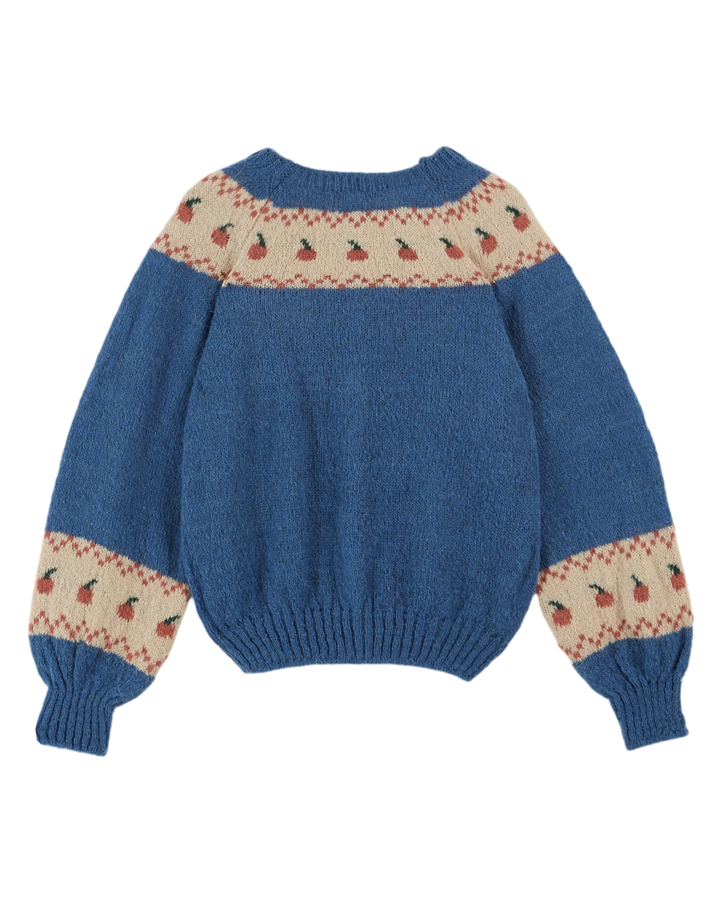 Emile et Ida Apple Cardigan Bleu