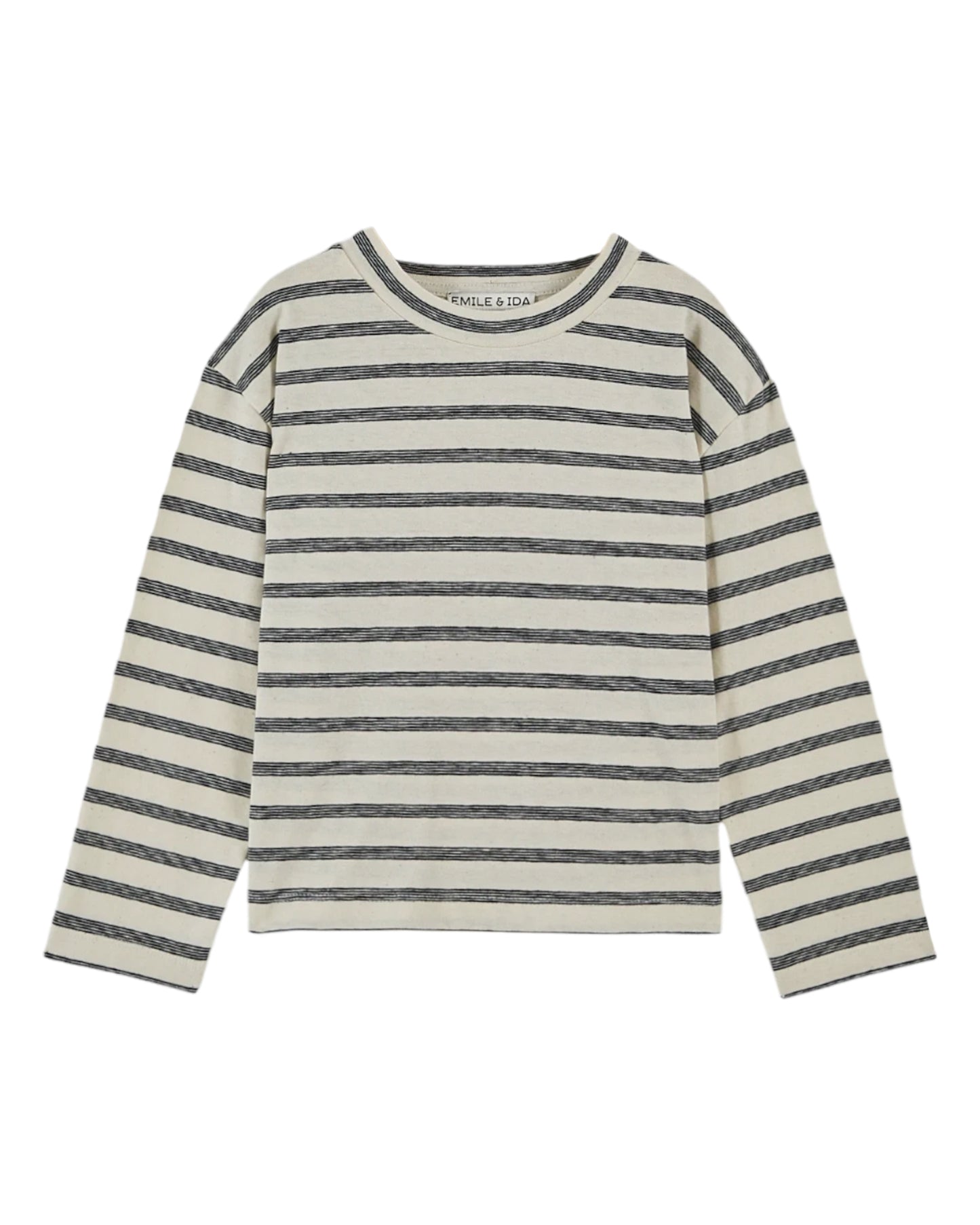 Emile et Ida Striped Shirt Ecru/Bleu