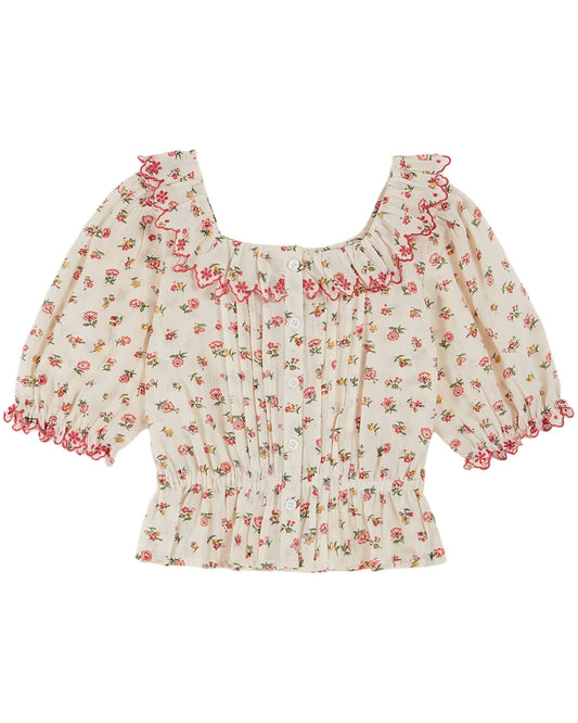 Emile et Ida Spitzenbluse Floresco