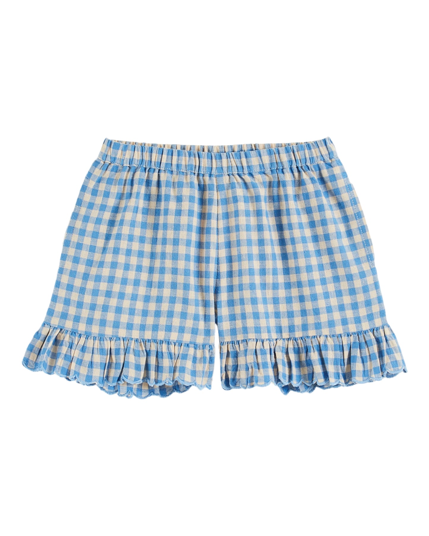 Emile et Ida Gingham Shorts Vichy Lagoon