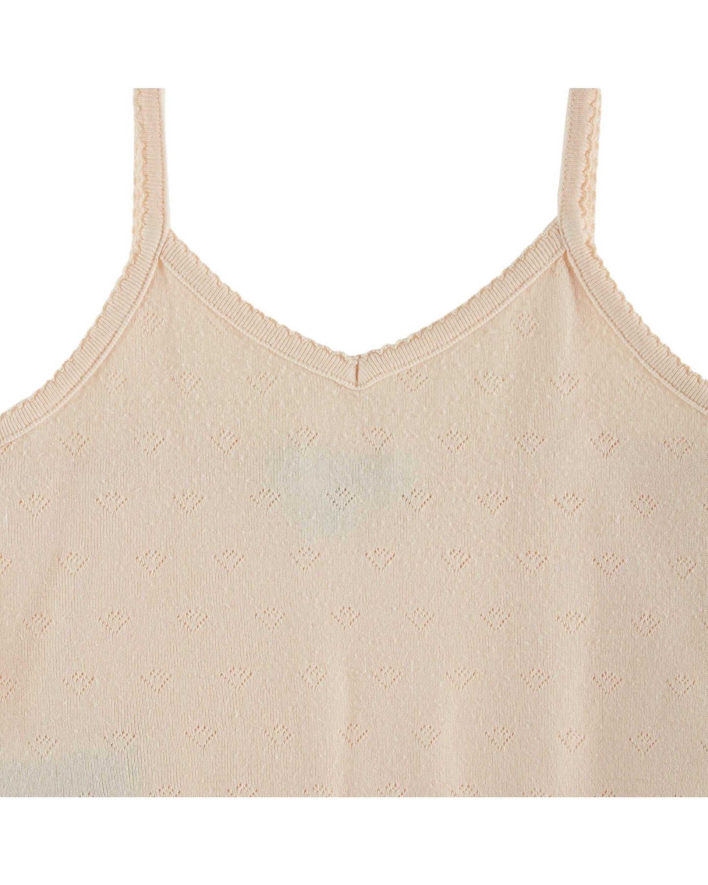 Emile et Ida Openwork Tanktop Crème
