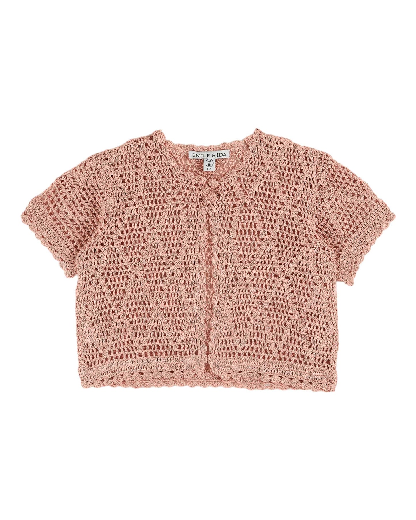 Emile et Ida Heart Cardigan Blossom