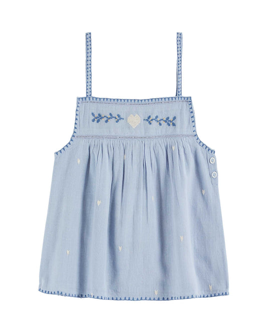 Emile et Ida besticktes Kleid Ecume