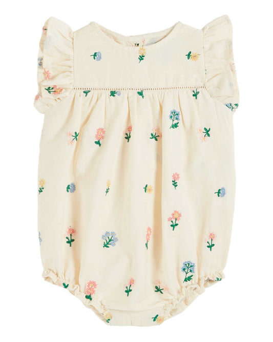 Emile et Ida bestickter Romper Banane