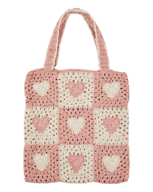 Emile et Ida Häkeltasche Hearts Pastel