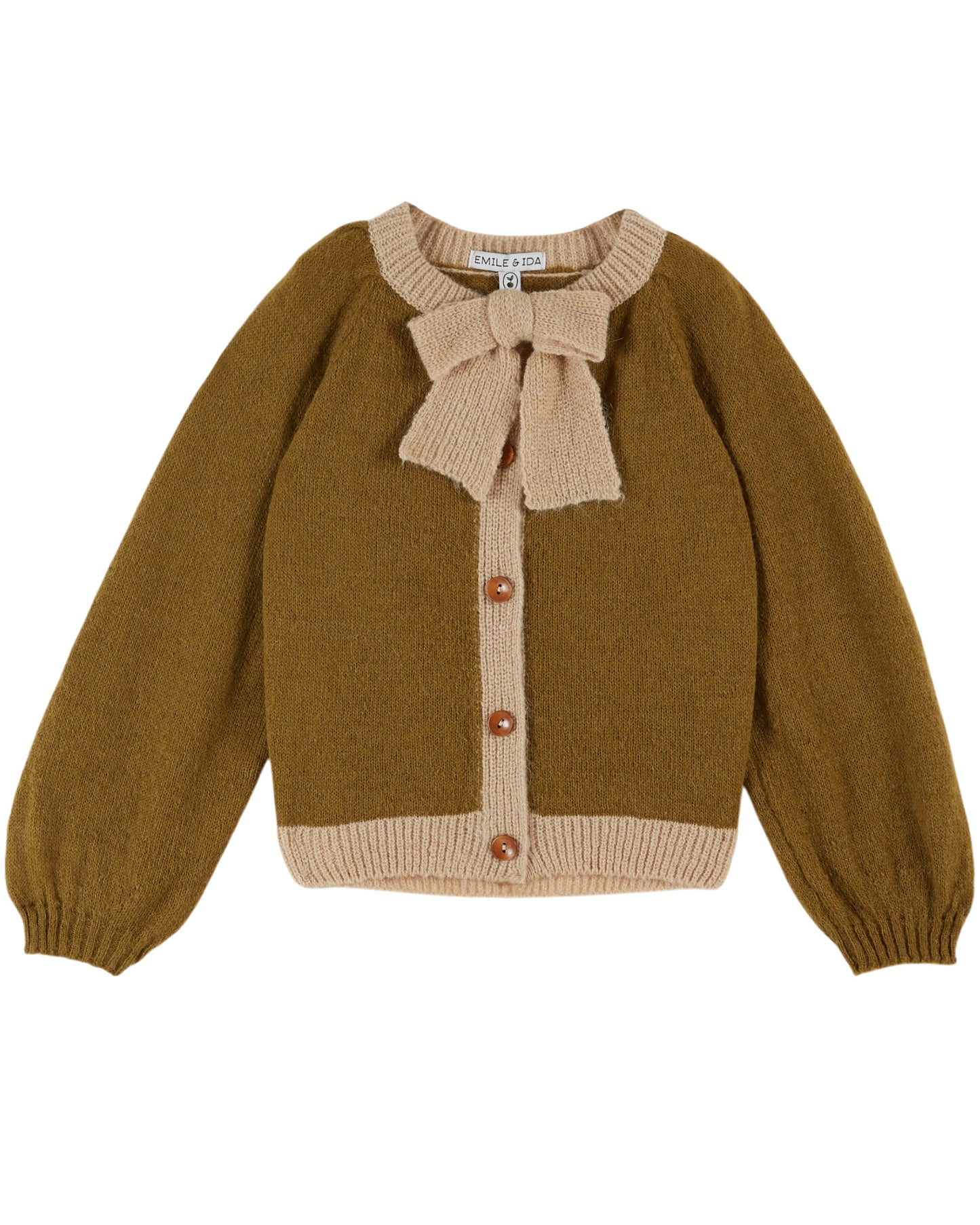 Emile et Ida Cardigan Noeud Cactus