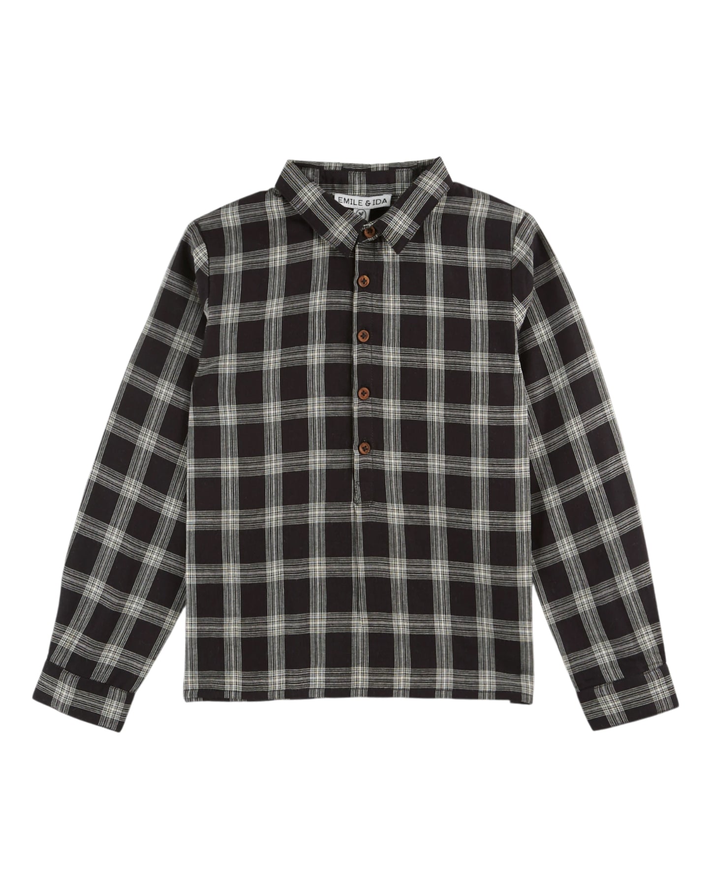 Emile et Ida Hemd Kurta Carreaux Soho