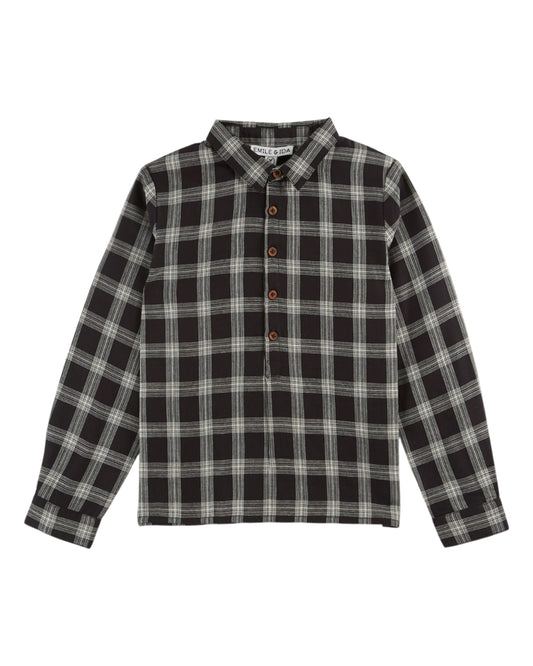 Emile et Ida Hemd Kurta Carreaux Soho