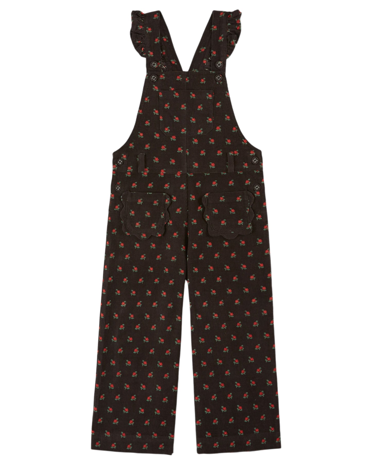Emile et Ida Samt-Latzhose Poppy Noir