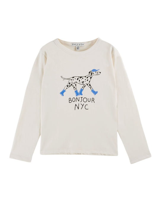 Emile et Ida T-Shirt Motif Place Chien