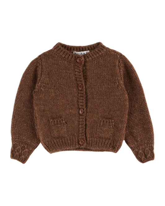 Emile et Ida Cardigan Doudou Châtaigne