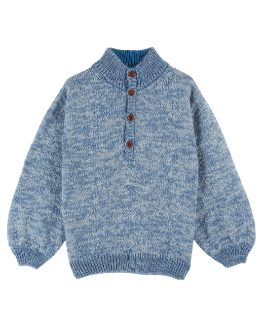 Emile et Ida Pullover Camioneur Bleu
