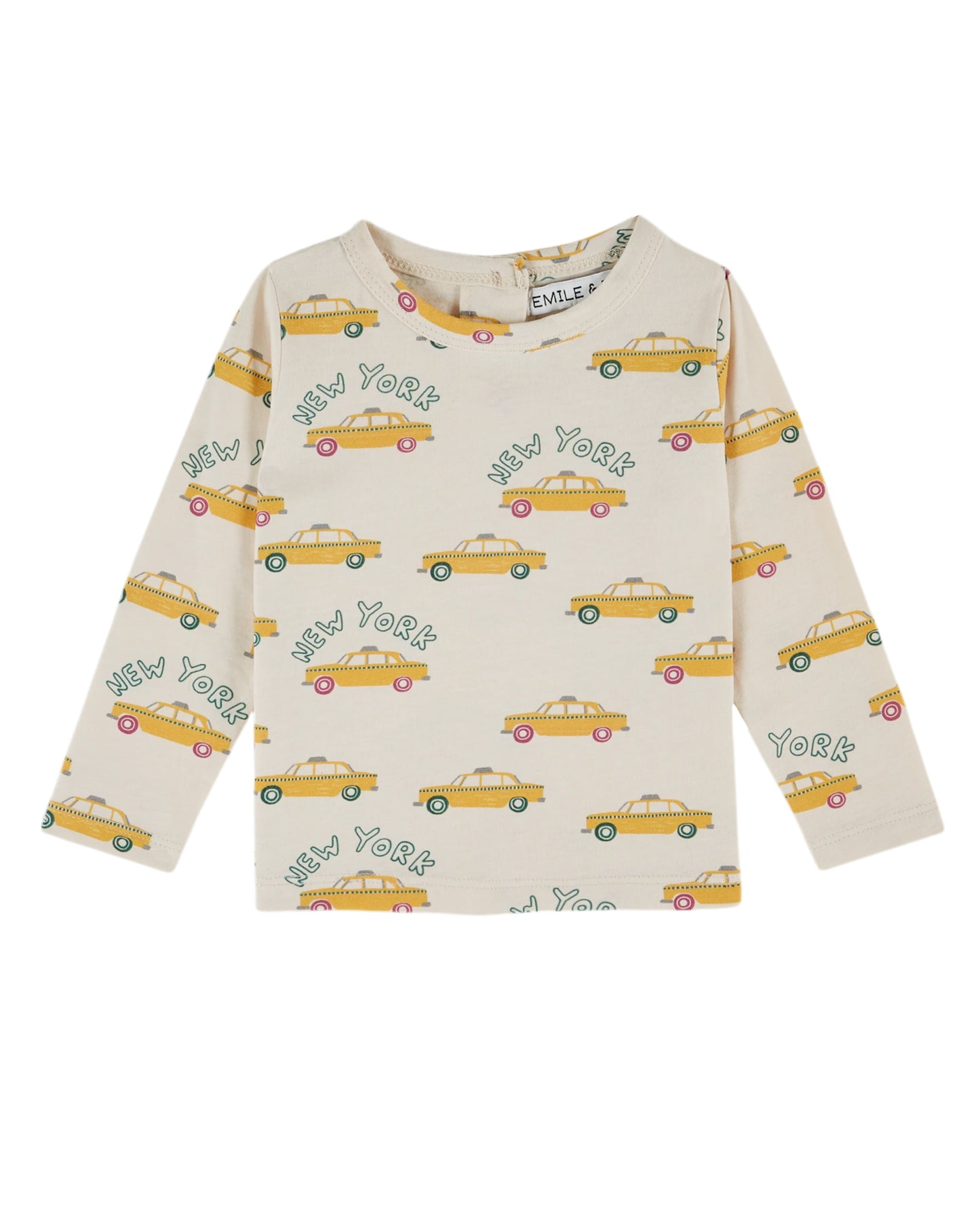 Emile et Ida T-Shirt Cab All Over Crème