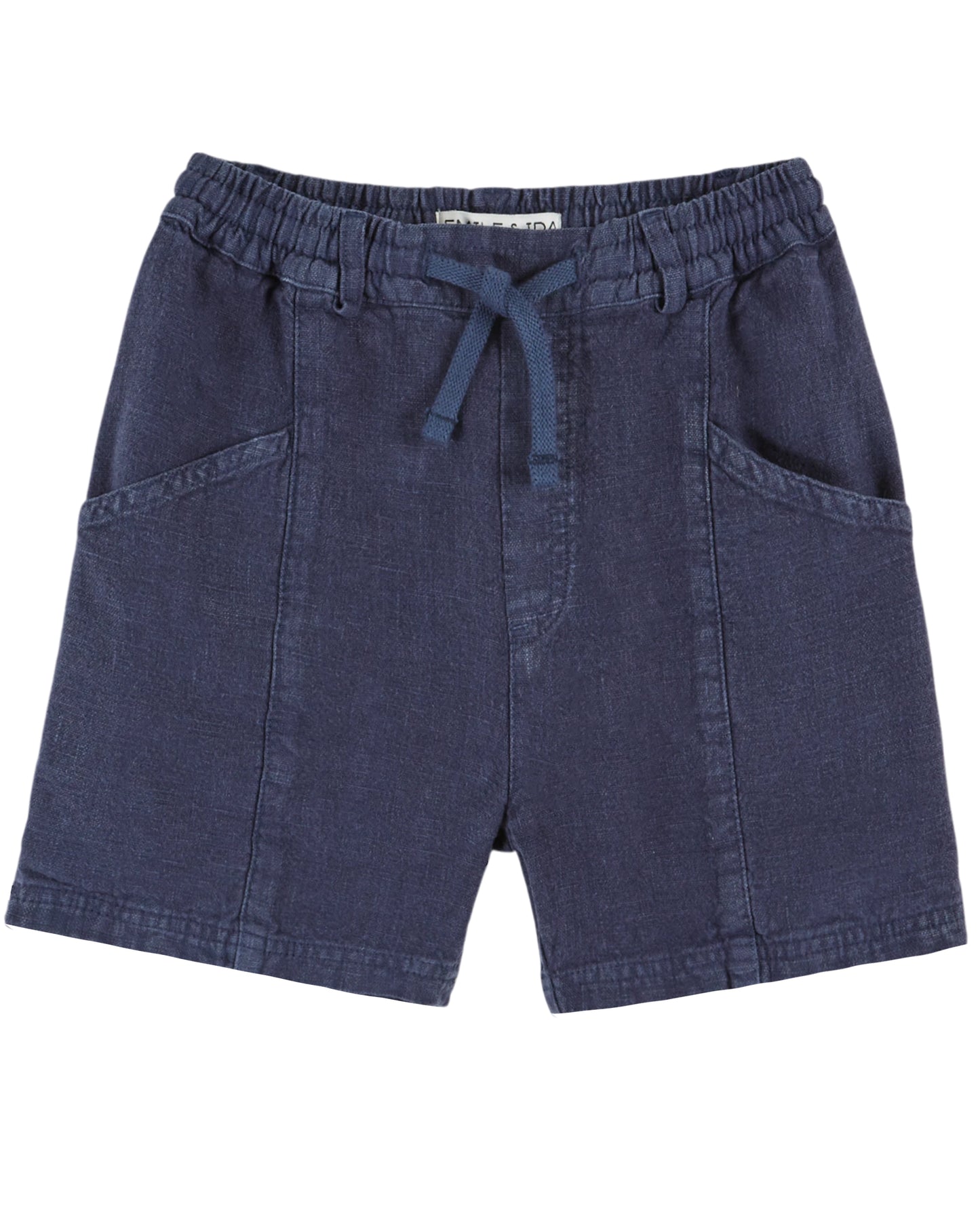 Emile et Ida Leinenshorts Marine