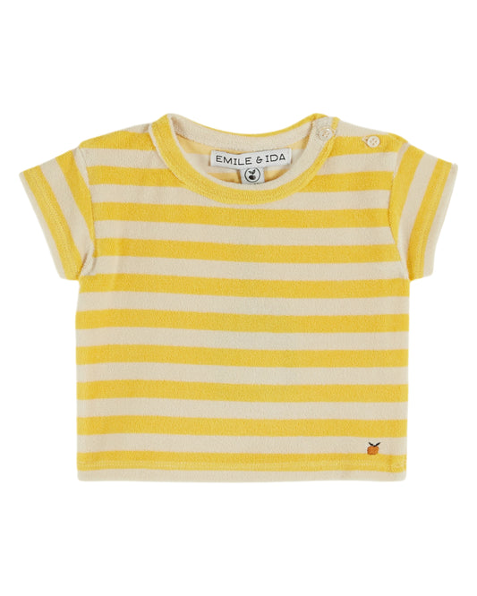 Emile et Ida T-Shirt Rayure Mimosa