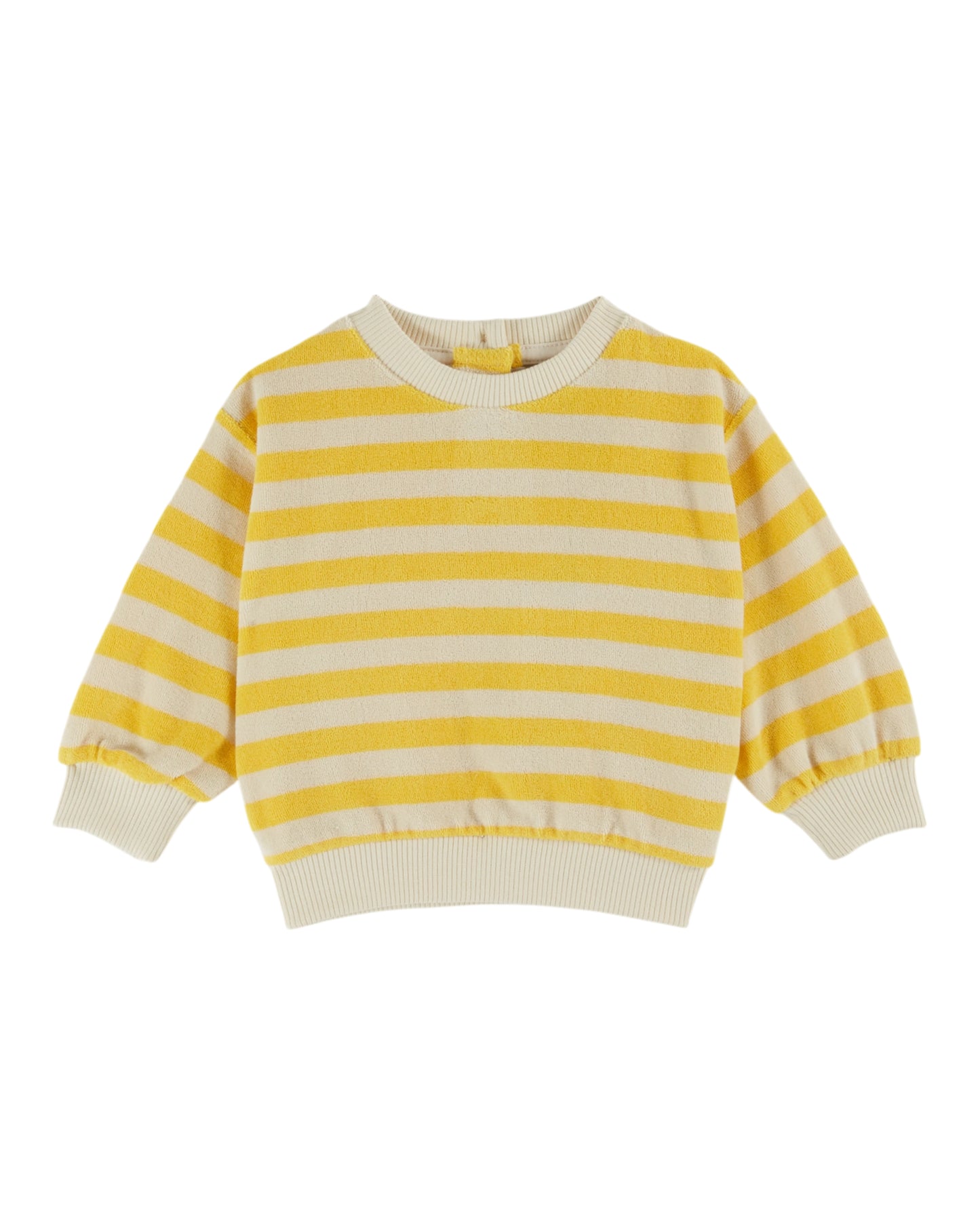 Emile et Ida Terry Sweatshirt Rayure Mimosa