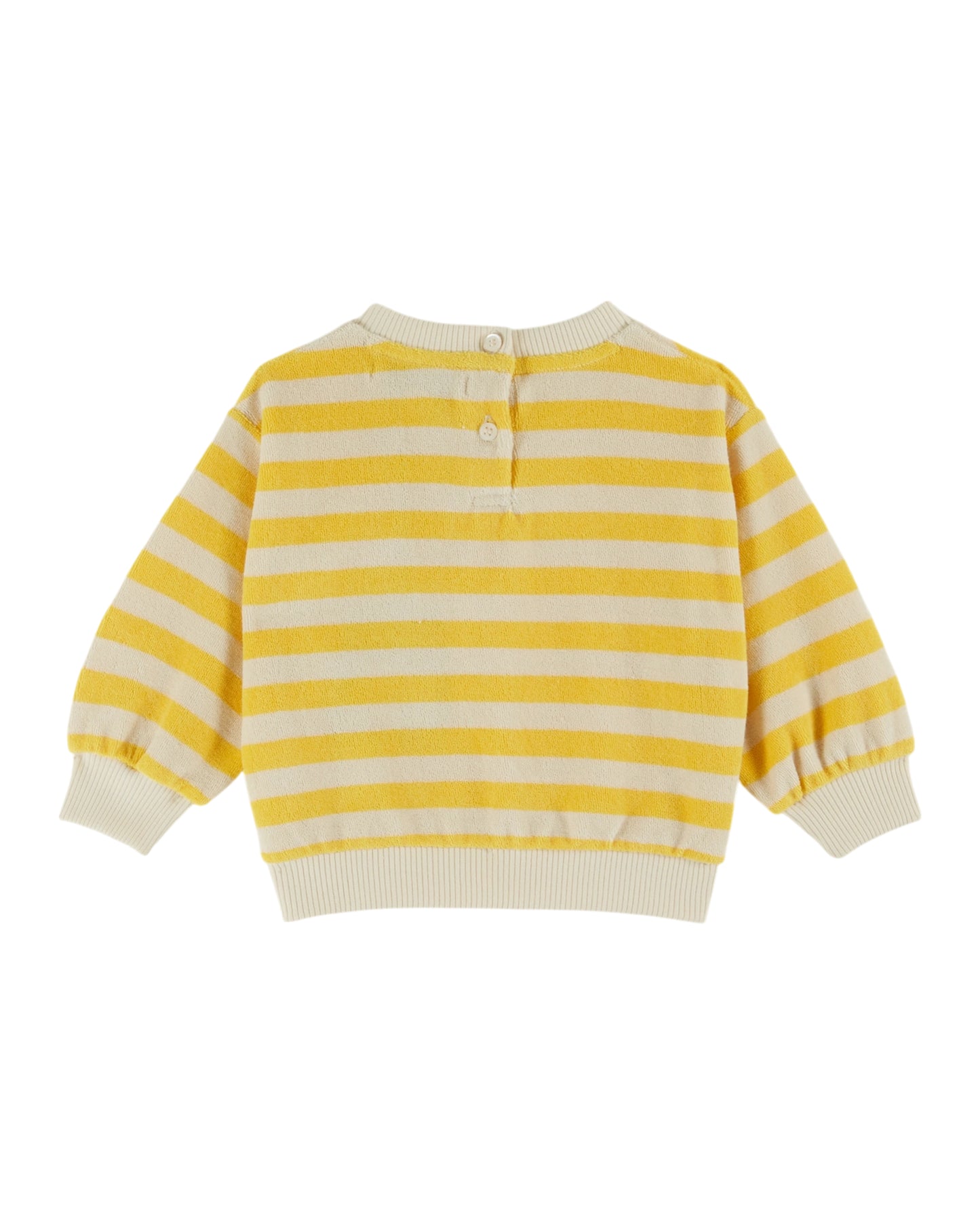 Emile et Ida Terry Sweatshirt Rayure Mimosa