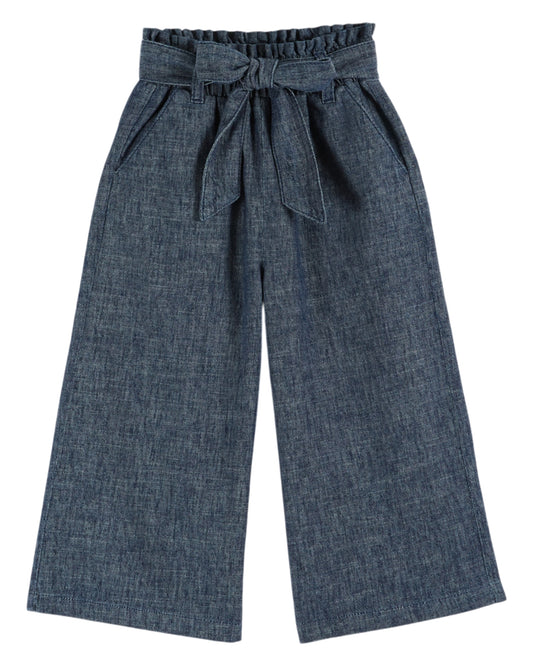 Emile et Ida Hose mit Gürtel Marine Chine