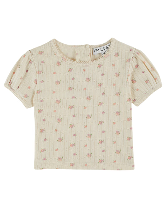 Emile et Ida T-Shirt Pointelle Fantasia