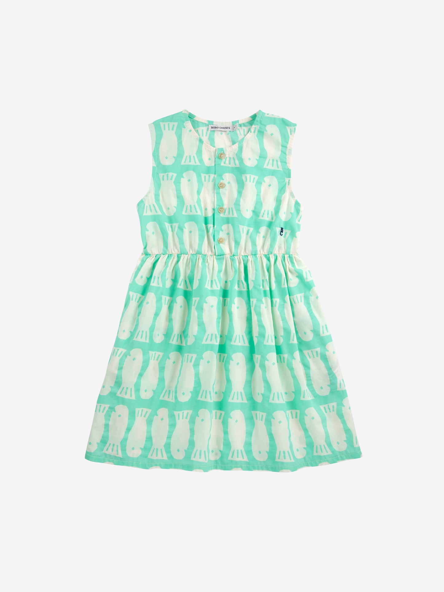 Bobo Choses Lucky Fish All Over ärmelloses Kleid