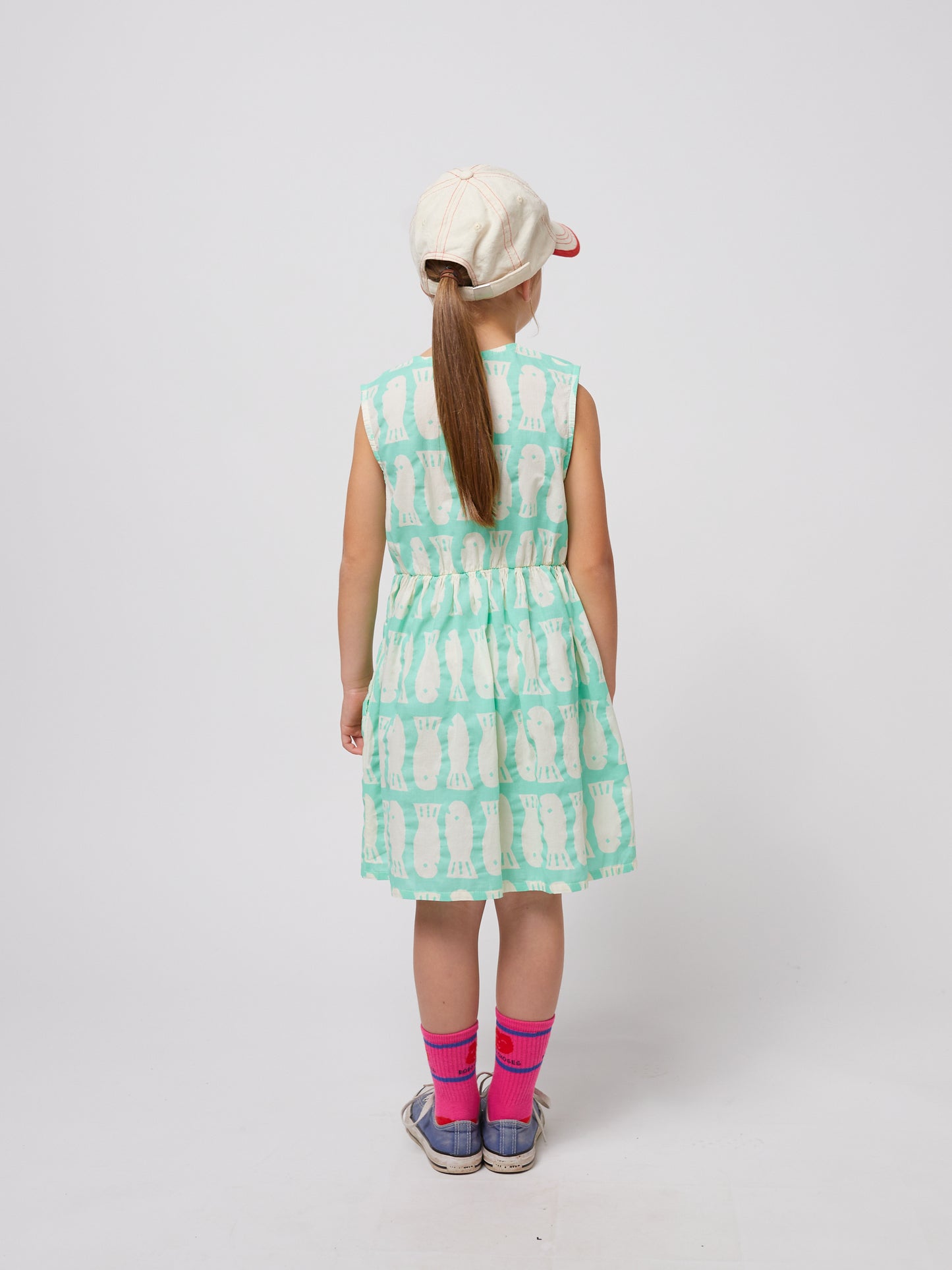 Bobo Choses Lucky Fish All Over ärmelloses Kleid