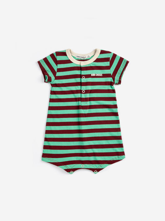 Bobo Choses Striped Playsuit