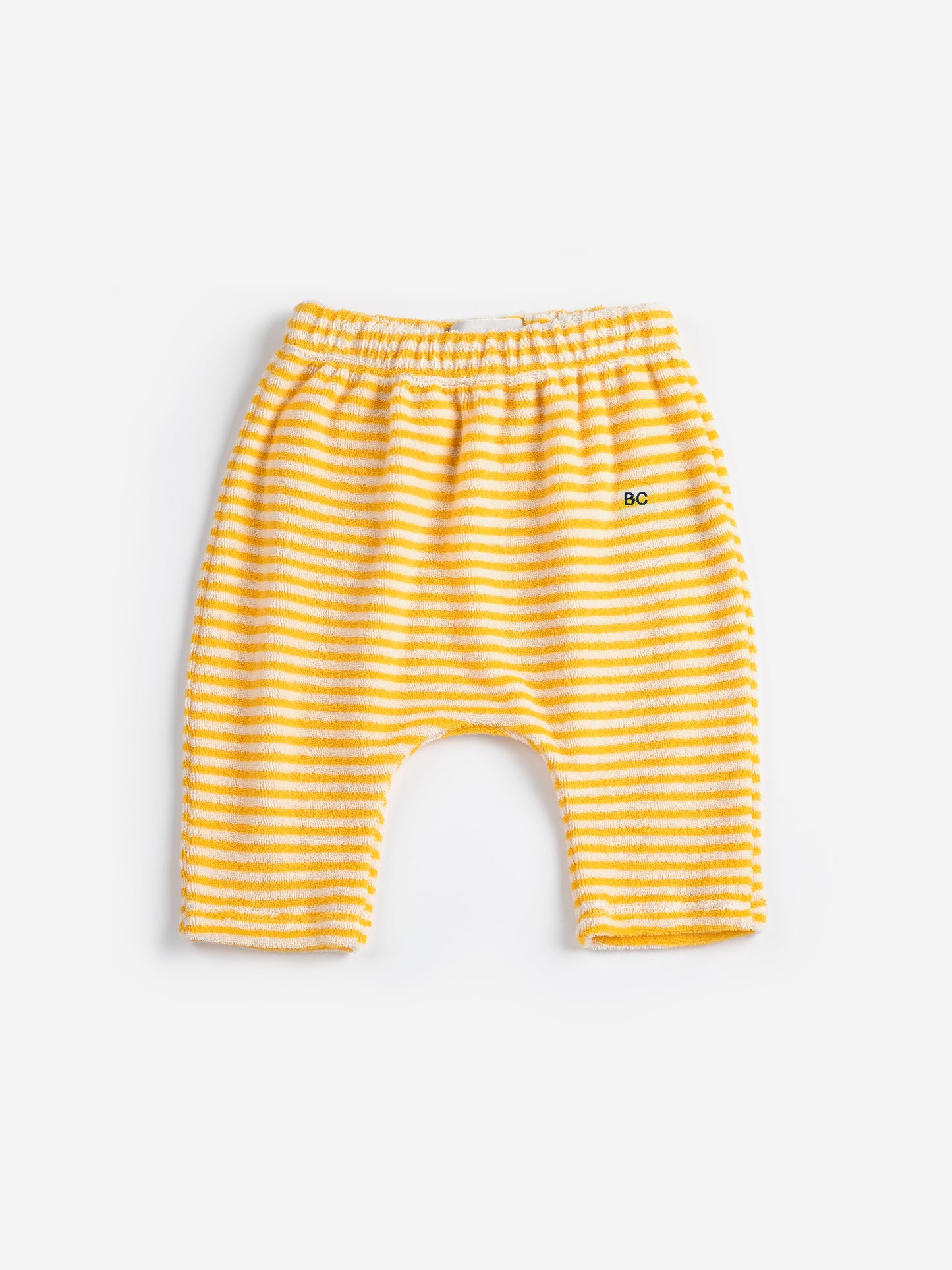 Bobo Choses Yellow Stripes Terry Cloth Harem Hose