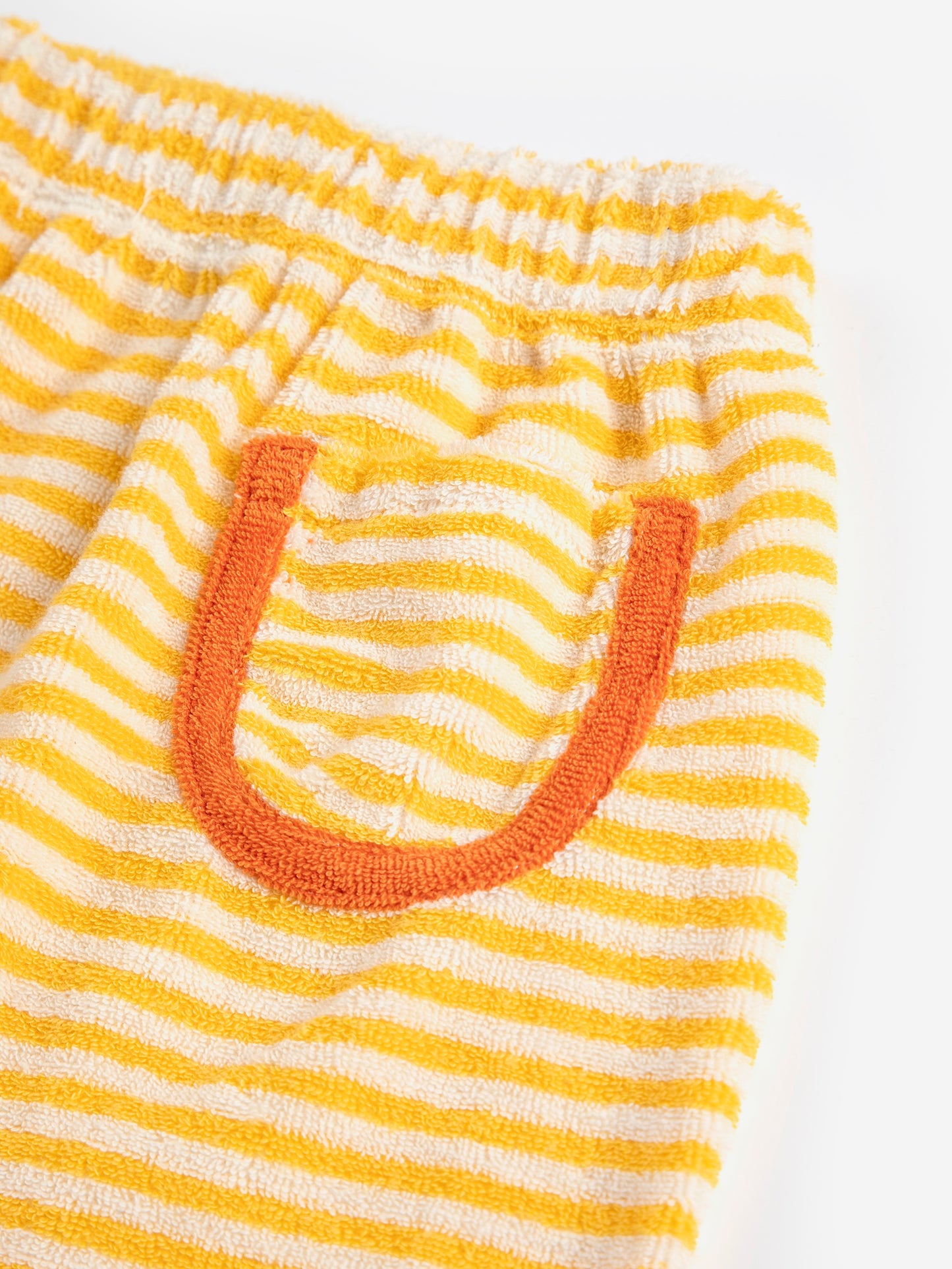 Bobo Choses Yellow Stripes Terry Cloth Harem Hose