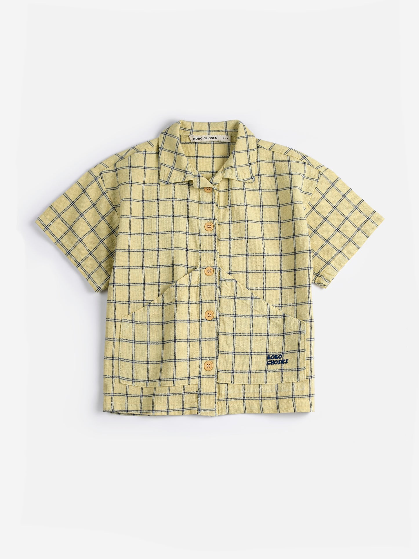 Bobo Choses Spicy Window Pane Woven Shirt