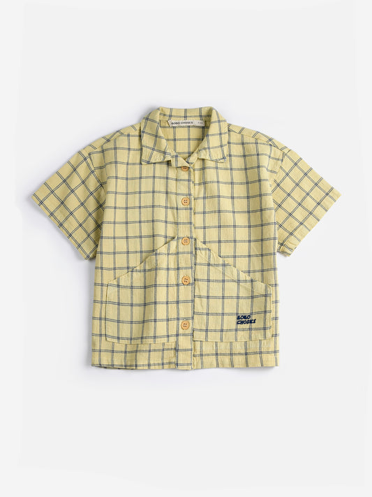 Bobo Choses Spicy Window Pane Woven Shirt