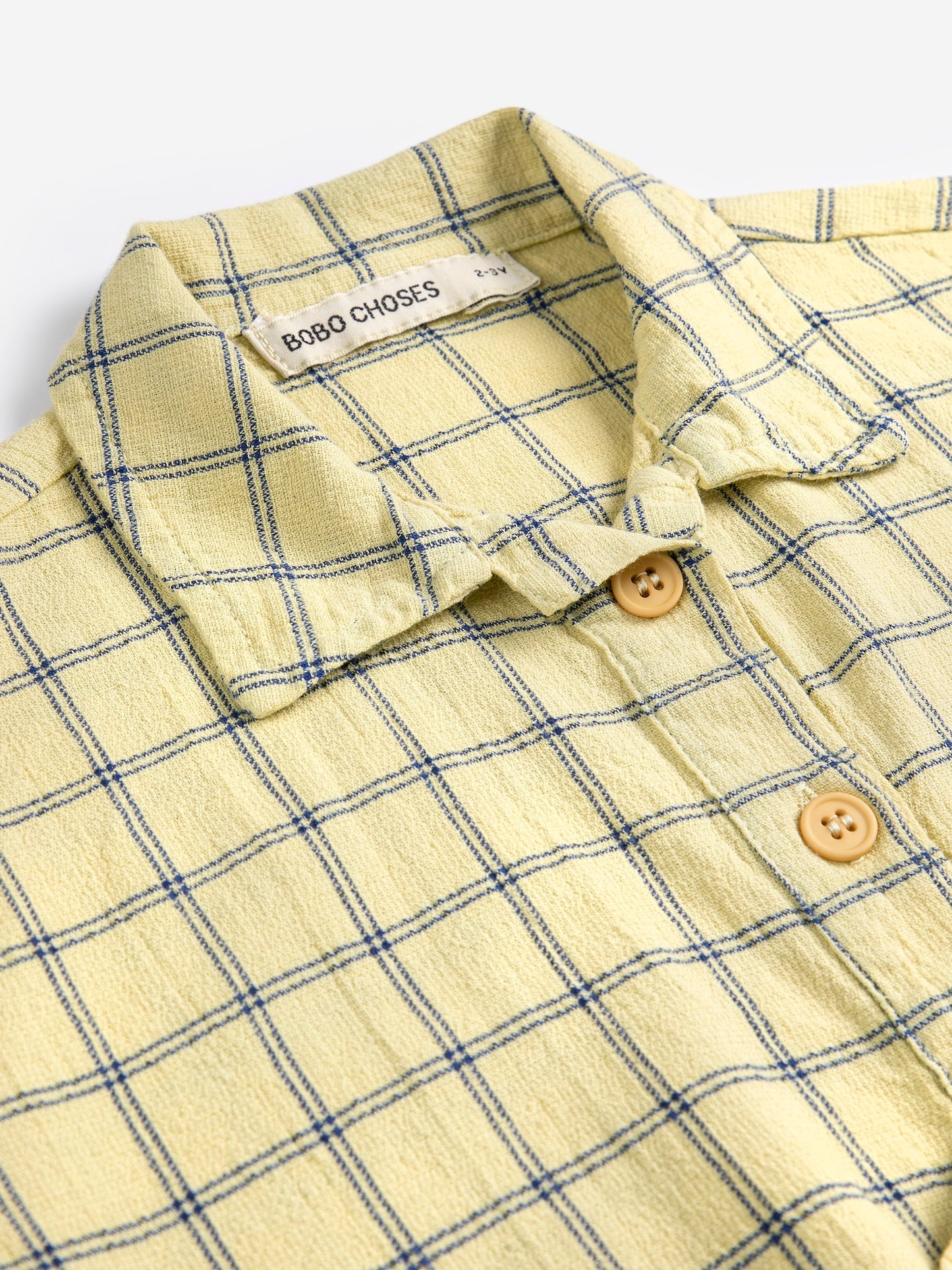 Bobo Choses Spicy Window Pane Woven Shirt
