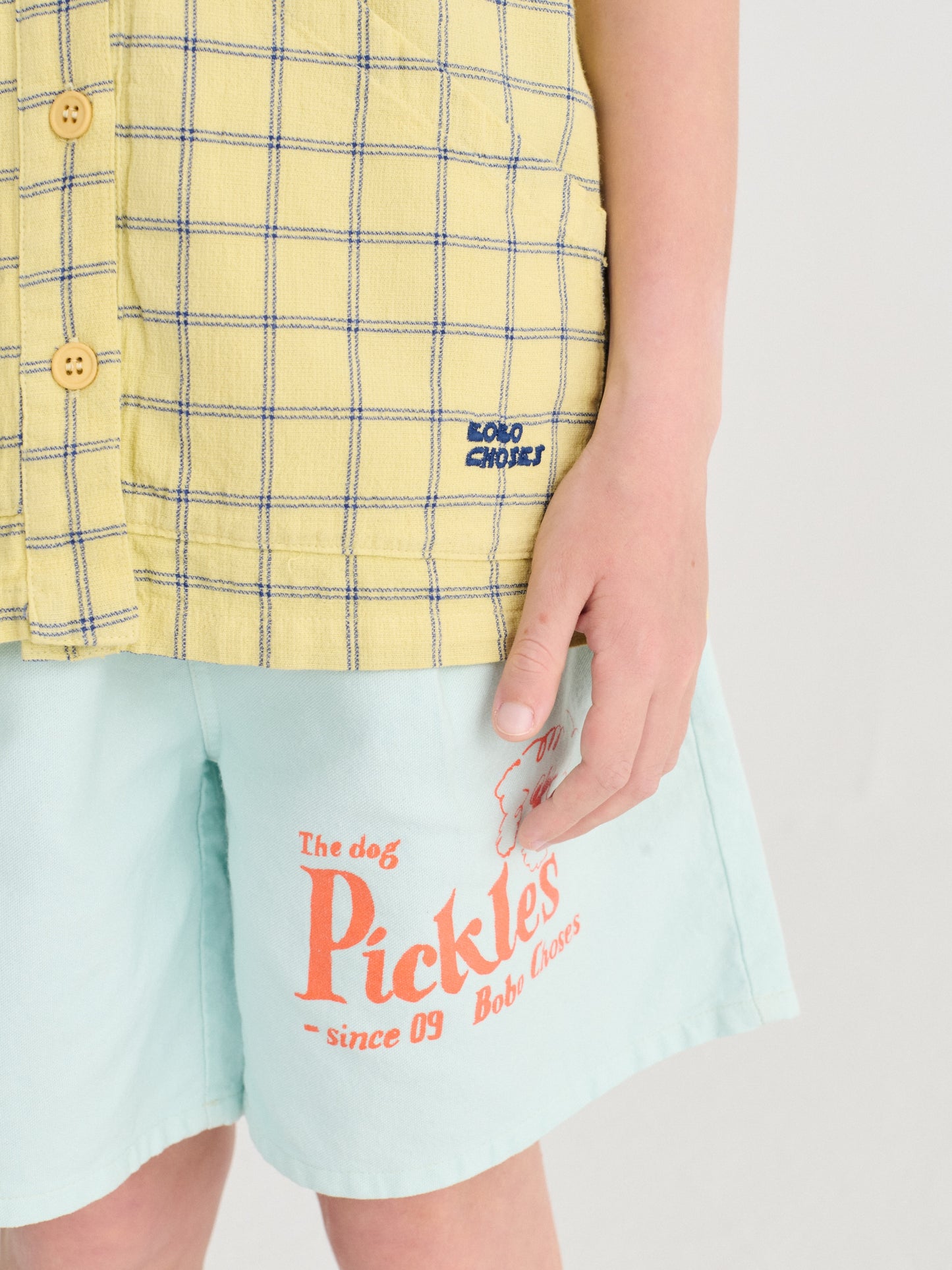 Bobo Choses Spicy Window Pane Woven Shirt