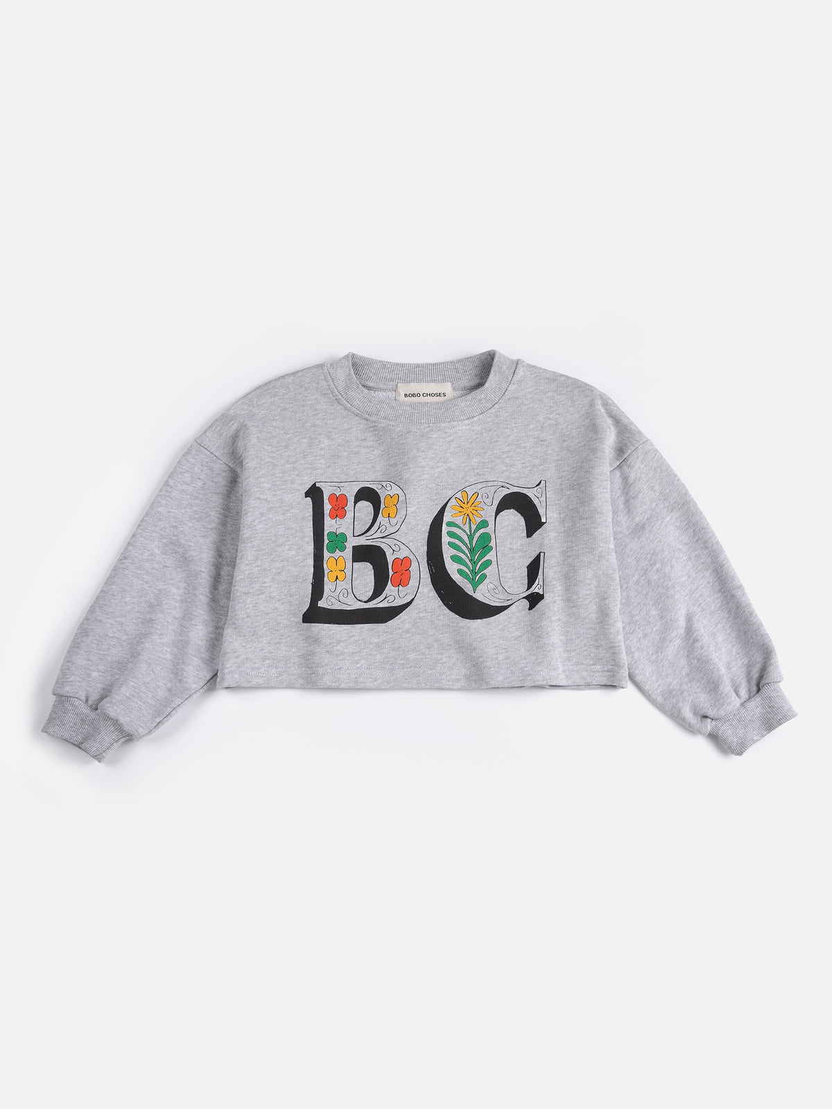 Bobo Choses Spring Letters Cropped Sweatshirt
