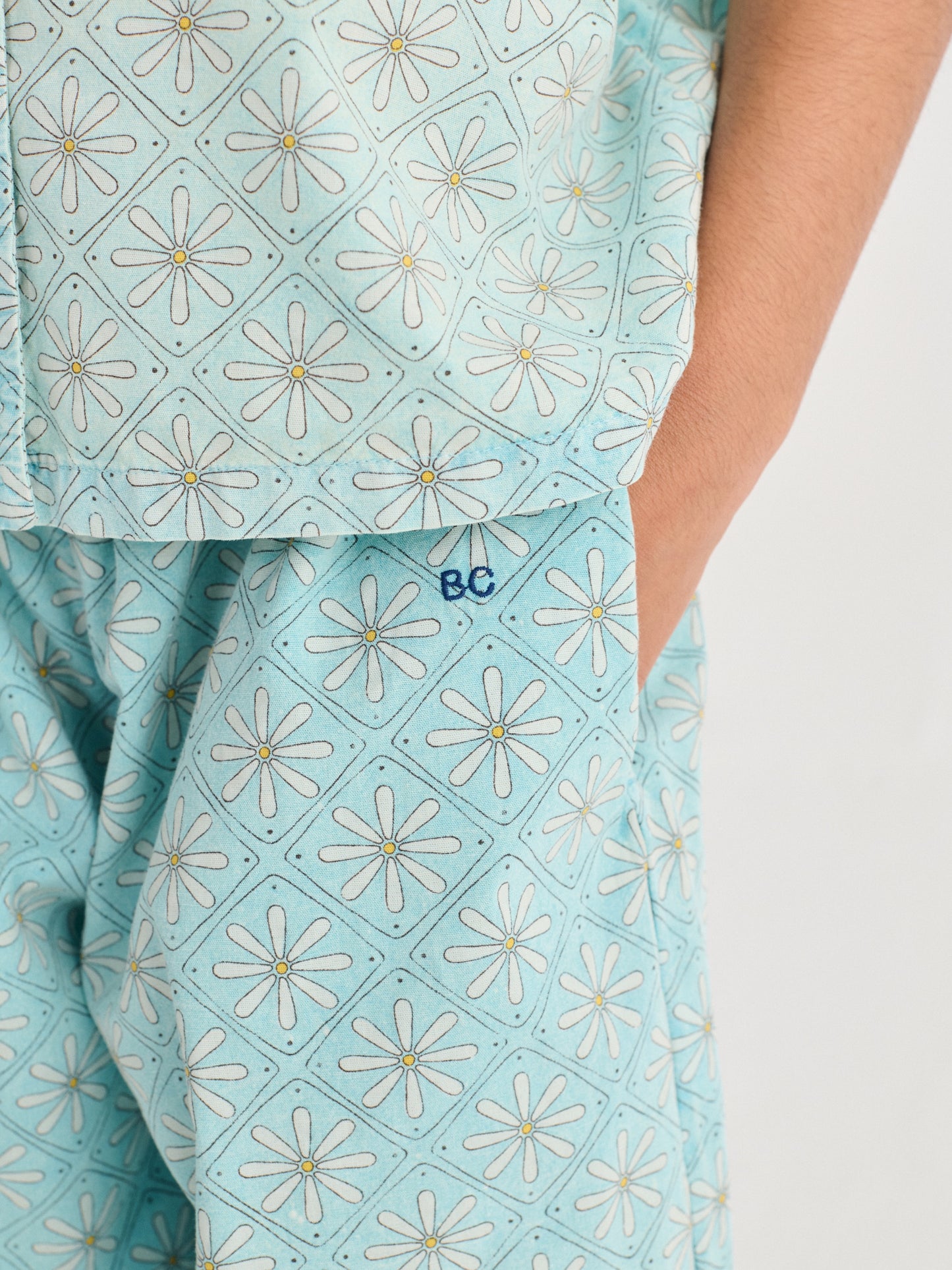 Bobo Choses Daisy Mosaic All Over Woven Hose