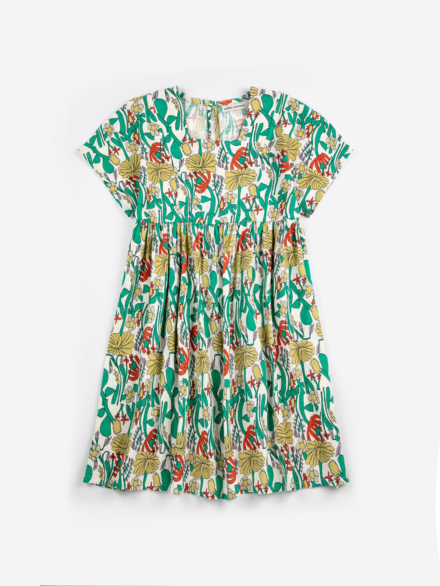 Bobo Choses Color Herbalist All Over Woven Kleid