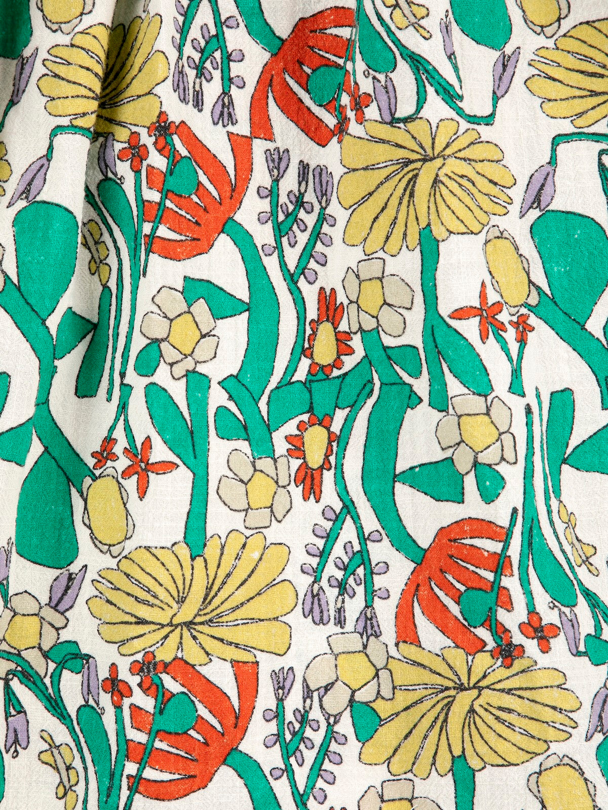 Bobo Choses Color Herbalist All Over Woven Kleid