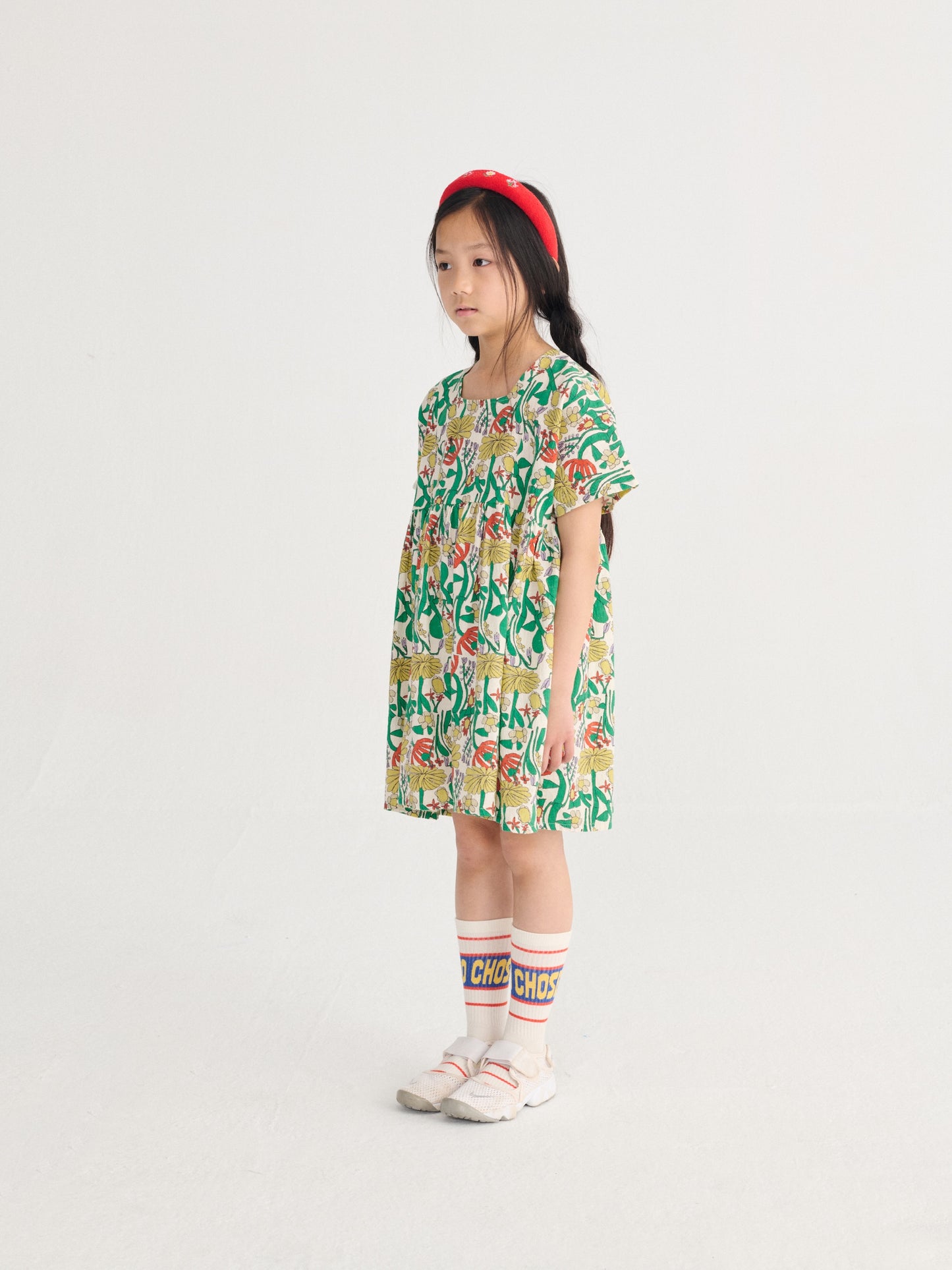 Bobo Choses Color Herbalist All Over Woven Kleid